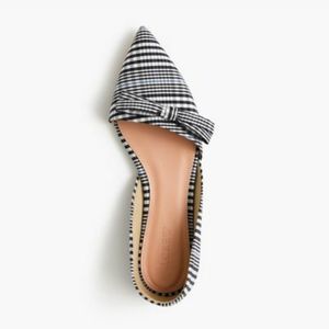 J.Crew Plaid Sloan D'Orsay Flat with Bow 8